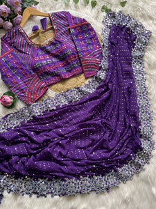 Original Mirror Design Saree