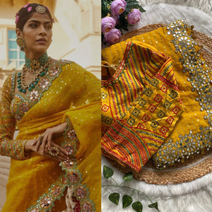 Original Mirror Design Saree