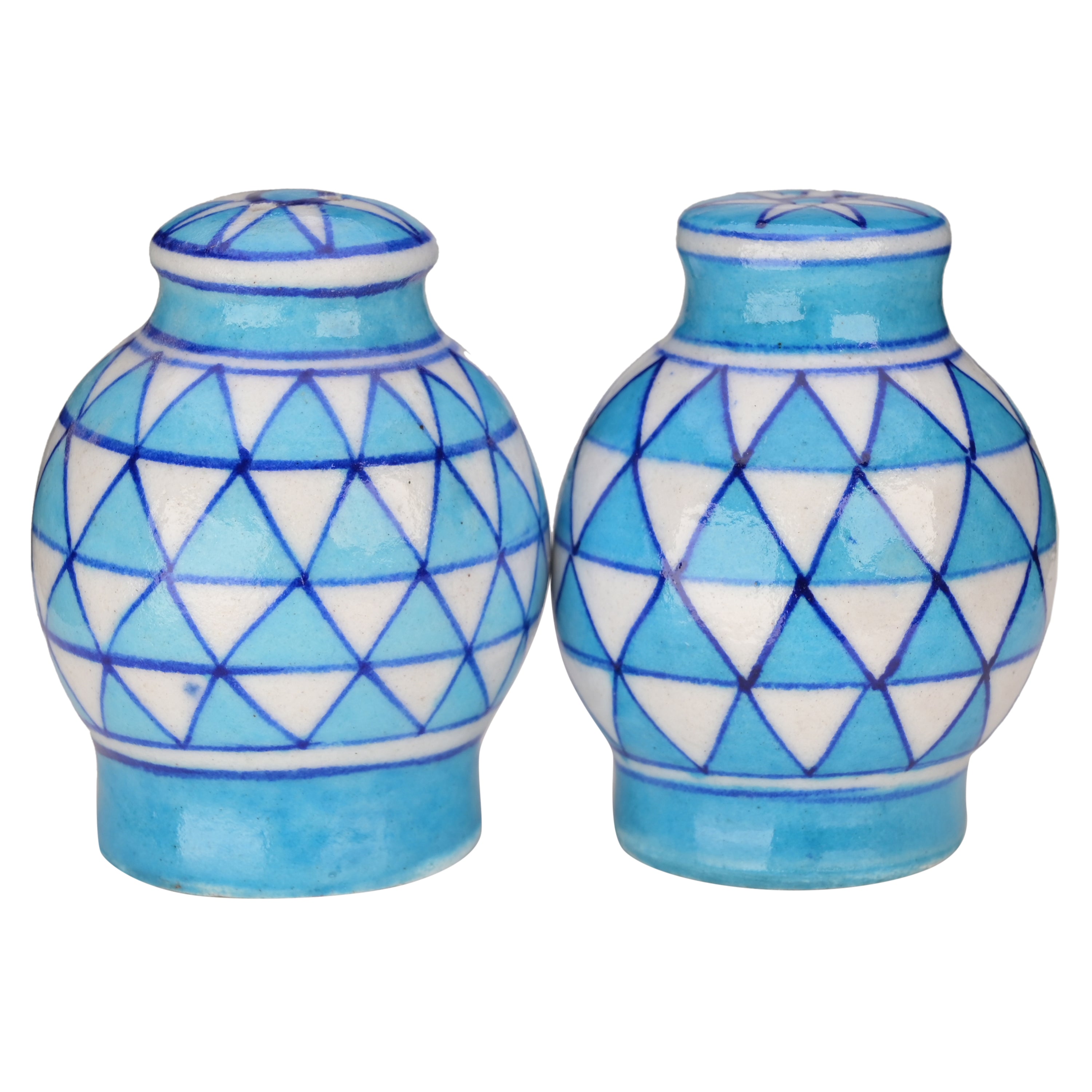 Blue Pottery Ceramic Salt/Pepper Shaker