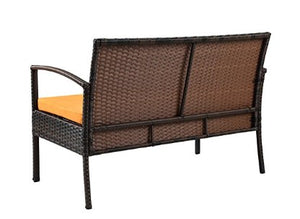 Outdoor Furniture Set with Comfortable Sofa and Chairs for Relaxation