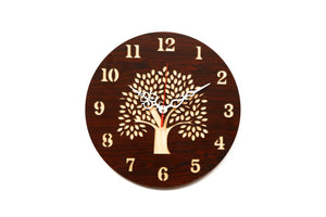 Tree of Life wooden wall clock