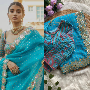 Original Mirror Design Saree