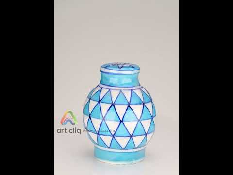 Blue Pottery Ceramic Salt/Pepper Shaker