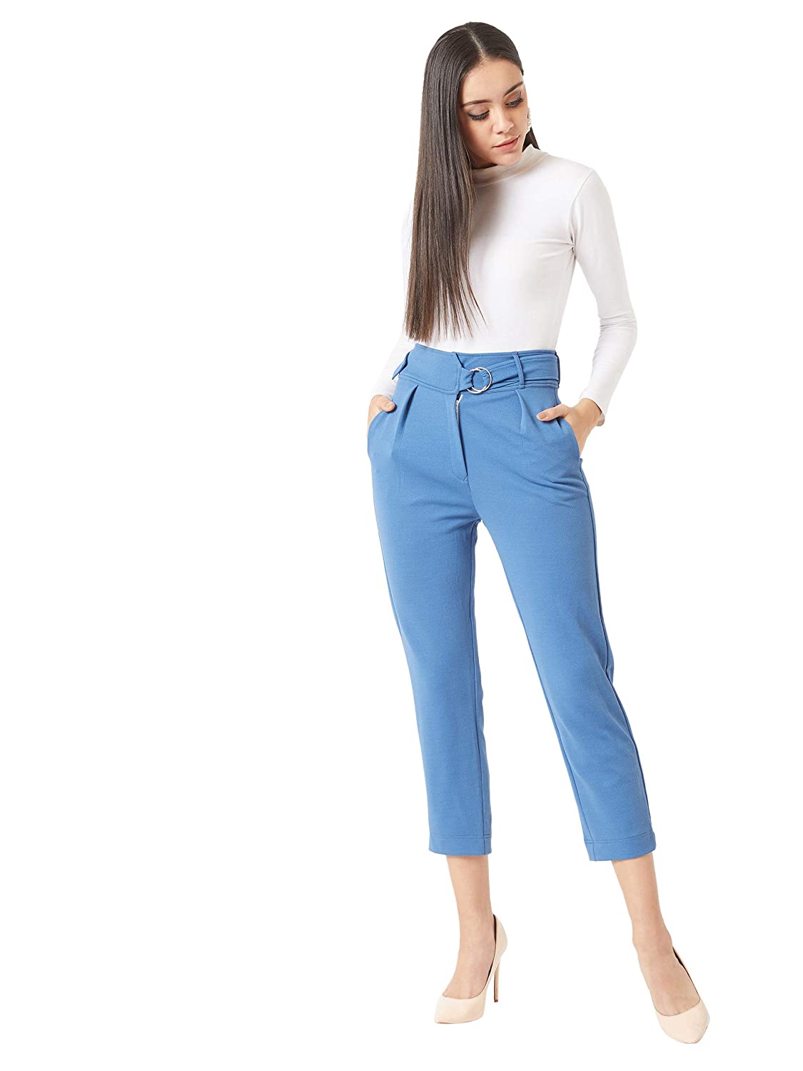 Women's Pleated Relaxed Pants