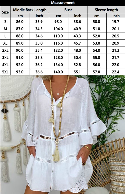 Women's Cutout Plus Size Top Dress