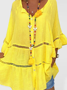 Women's Cutout Plus Size Top Dress