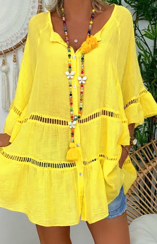 Women's Cutout Plus Size Top Dress